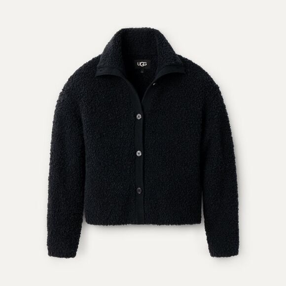 NWT- UGG- Alaura CloudFluff Sweater- black- Size Large - Picture 1 of 10